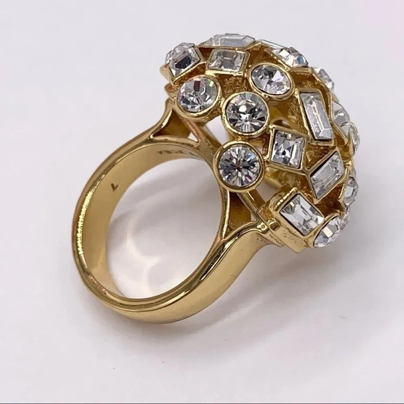 Kate Spade Crystal Kaleidoball Dome Ring 7 - Picture 2 of 4